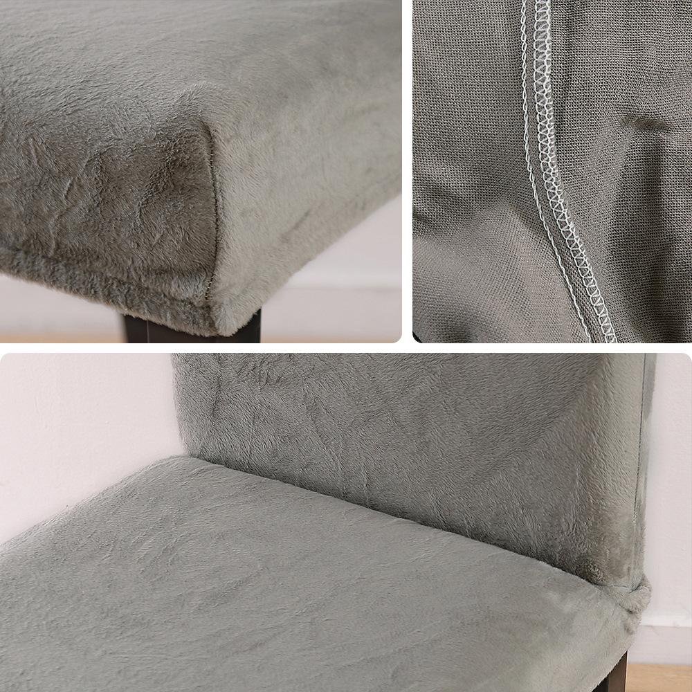 Фланелевой эластичный антигрязный чехол на стул в скандинавском стиле из спандекса для отеля, домашней вечеринки, свадебного банкета