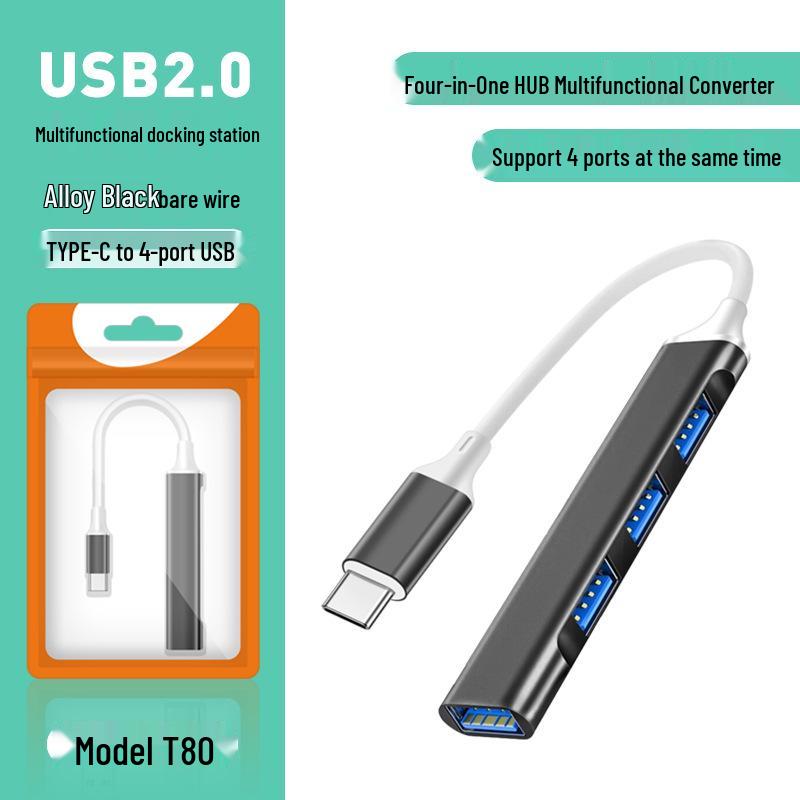 Многофункциональный USB-C хаб-разветвитель 4-в-1