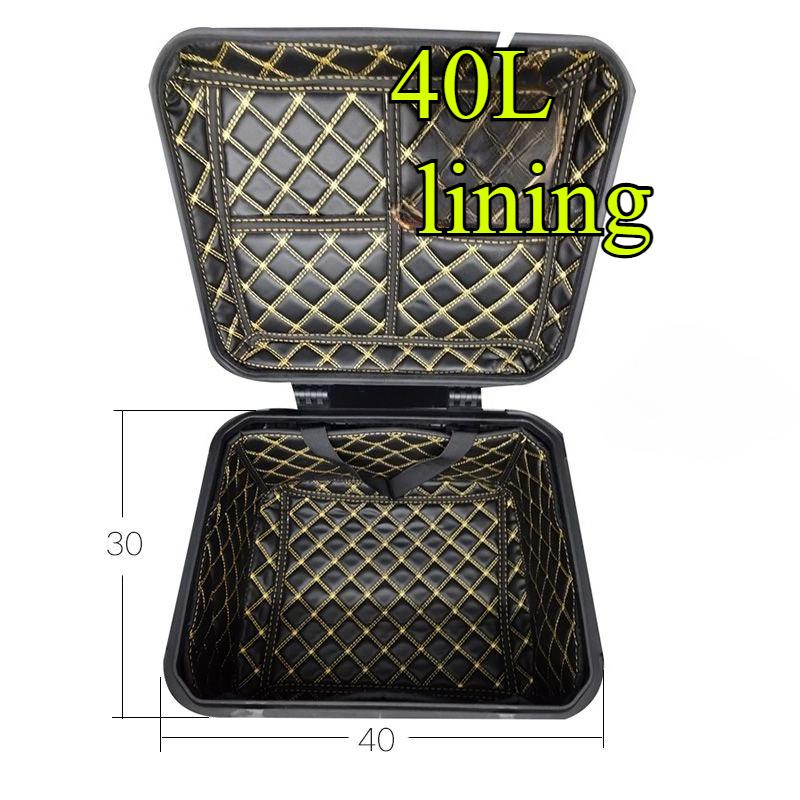 Tailbox Lining For 28L 36L 40L 43L 55L 65L Aluminum Alloy Trunk Case Liner Luggage Box Inner Leather Waterproof Lining