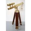 Античный латунный телескоп 18 дюймов с деревянной подставкой для треноги Морской пол с античной отделкой и полировкой латуни