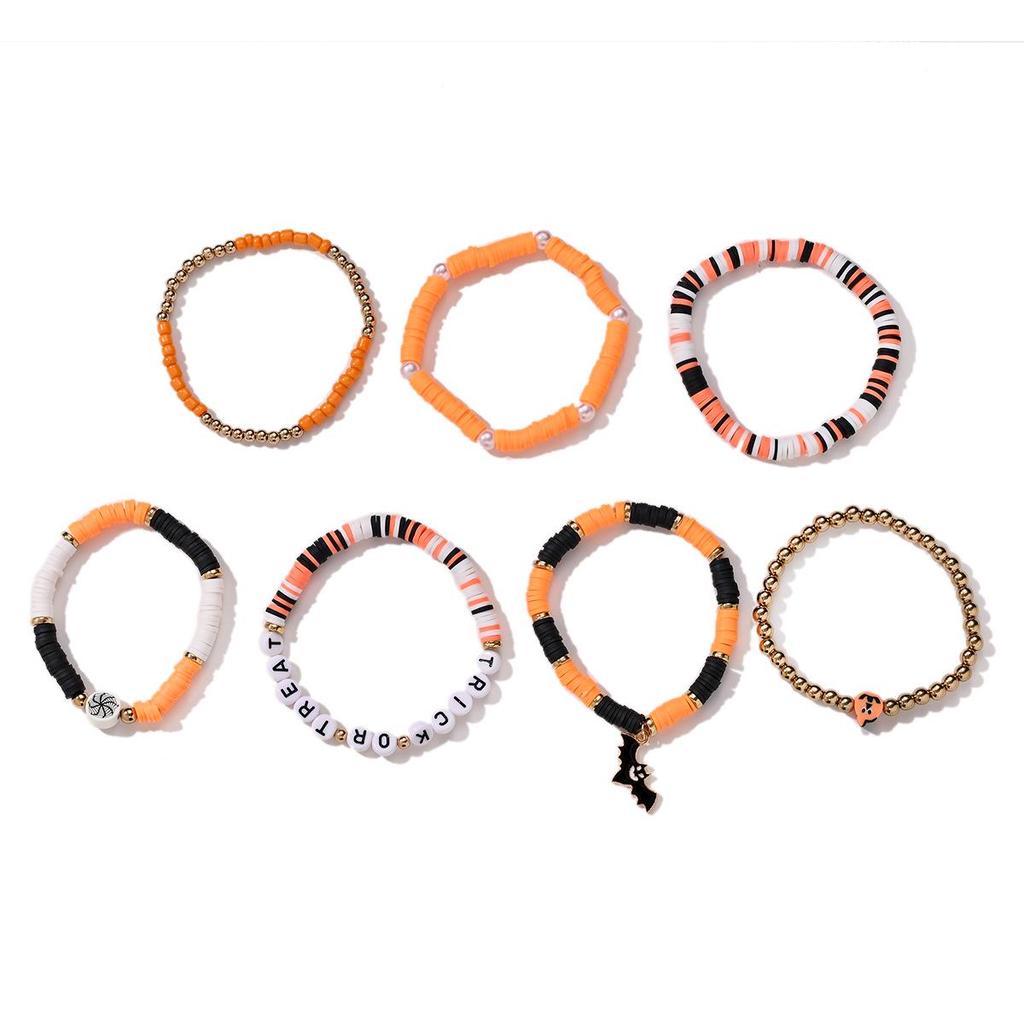 Красочный праздничный набор браслетов из полимерной глины для девочек