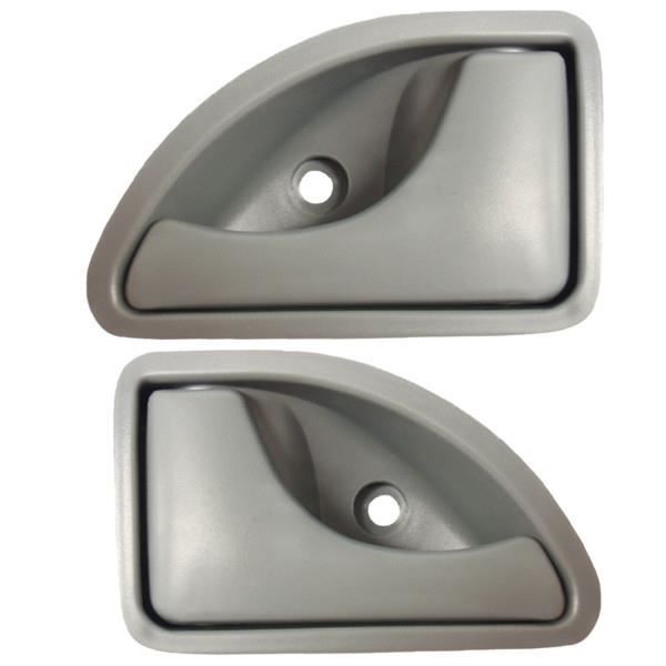 Deux Poignées de Portières intérieures GRISES pour RENAULT TWINGO 1.2 16V 03-1993-03-2007