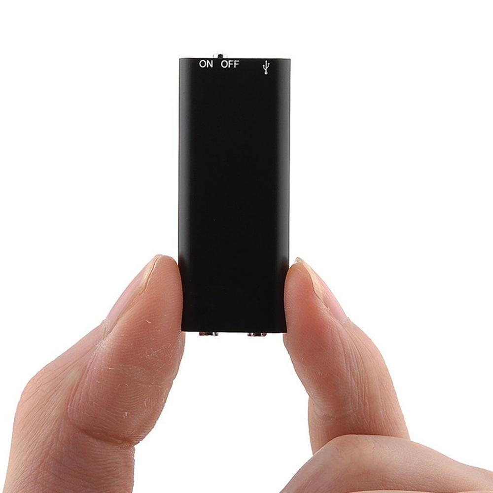 1PC 8GB USB Black Mini Audio Recorder Voice Activated Device MP3 Player Portable