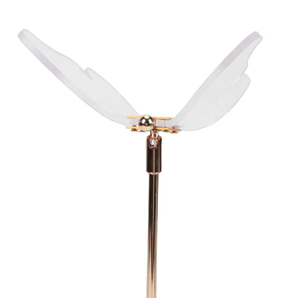 USB Powered Table Lamp Iron Base and Acrylic Desk Lamp Luxury Bedside Lamp Bedroom Nightstand