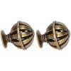 2Set Cabinet Knob Birdcage Hollow Closet Cabinet Drawer Knob из цинкового сплава для дома