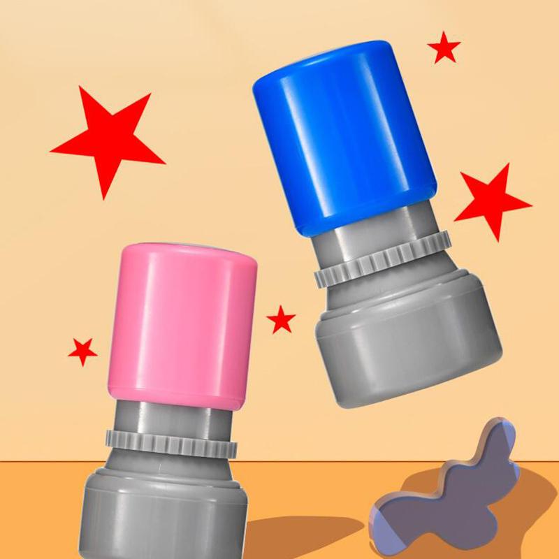 Школьные учителя семейный штамп с красной пятиконечной звездой поощряют детей обучать награду штамп автоматические чернила