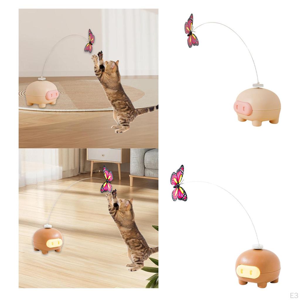 Автоматическая игрушка-бабочка для кошек с функцией вращения