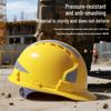 Iron Head Reflective Breathable Anti-Smash Construction Safety Helmet