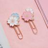 Metal Creative Paper Clip Colorful Stationery Student Supplies School Office Supplies Bookmark
