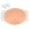 Fake Pregnancy Belly Silicone Artificial Pregnant Tummy Photography Props with Straps4-5 Months