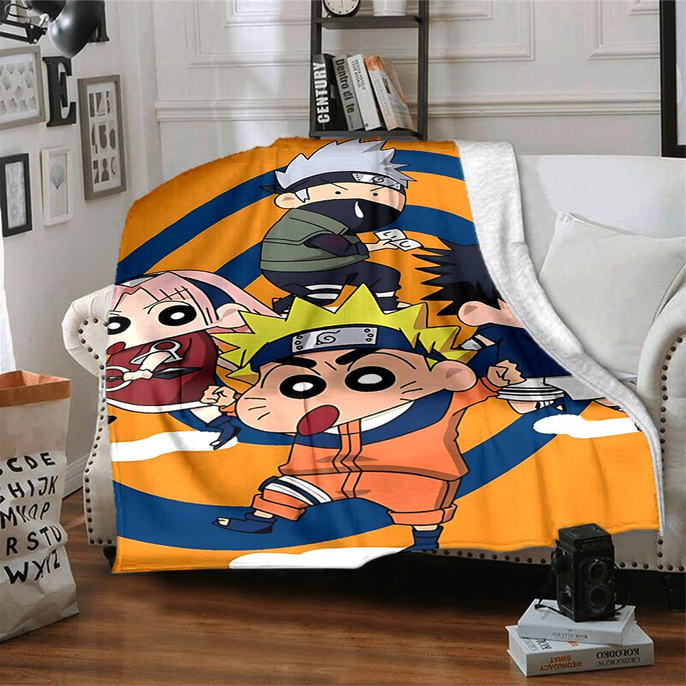 1pc Crayon Shinchan Blanket Soft All Season Throw with Vibrant Design, Perfect for Home, Travel, and Gifts, Ideal for Naps and Camping