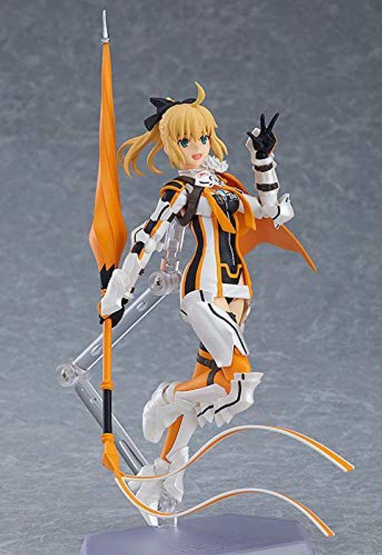 Figma GOODSMILE RACING & TYPE-MOON RACING Artoria Pendragon Racing версия. Немасштабная подвижная фигура, окрашенная в АБС и ПВХ