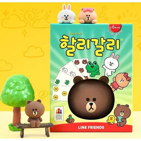Корейские настольные игры Harley Galli Line Friends Board Game, популярная корейская игра