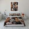 Cute Dog Design Home Decor Set Multiple sizes kid's and adults' bedroom Exquisite 3PC bedding set, gift