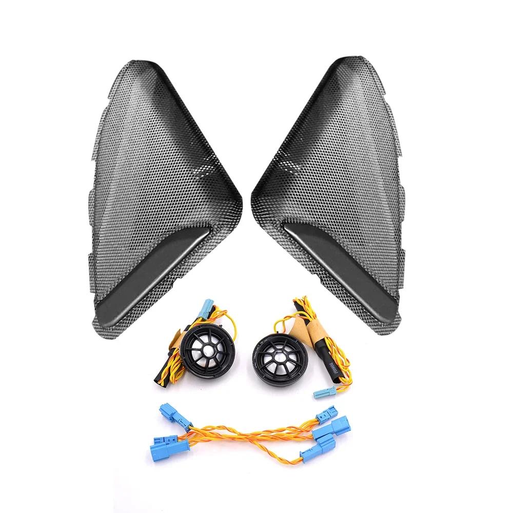 Car Front Door Tweeter Speaker Cover For BMW G05 X5 High Range Horn Treble Sticker Upgrade Accessory for Audio System
