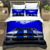 3D логотип автомобиля M-Mustang Комплекты постельного белья изысканный набор постельных принадлежностей пододеяльник комплект одеяла постельное белье роскошный подарок на день рождения