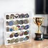 5-уровневый прозрачный акриловый ящик для хранения для демонстрации монет, значков-вызовов, машинок, маленьких фигурок, держатель для витрины монет, дисплей для медалей