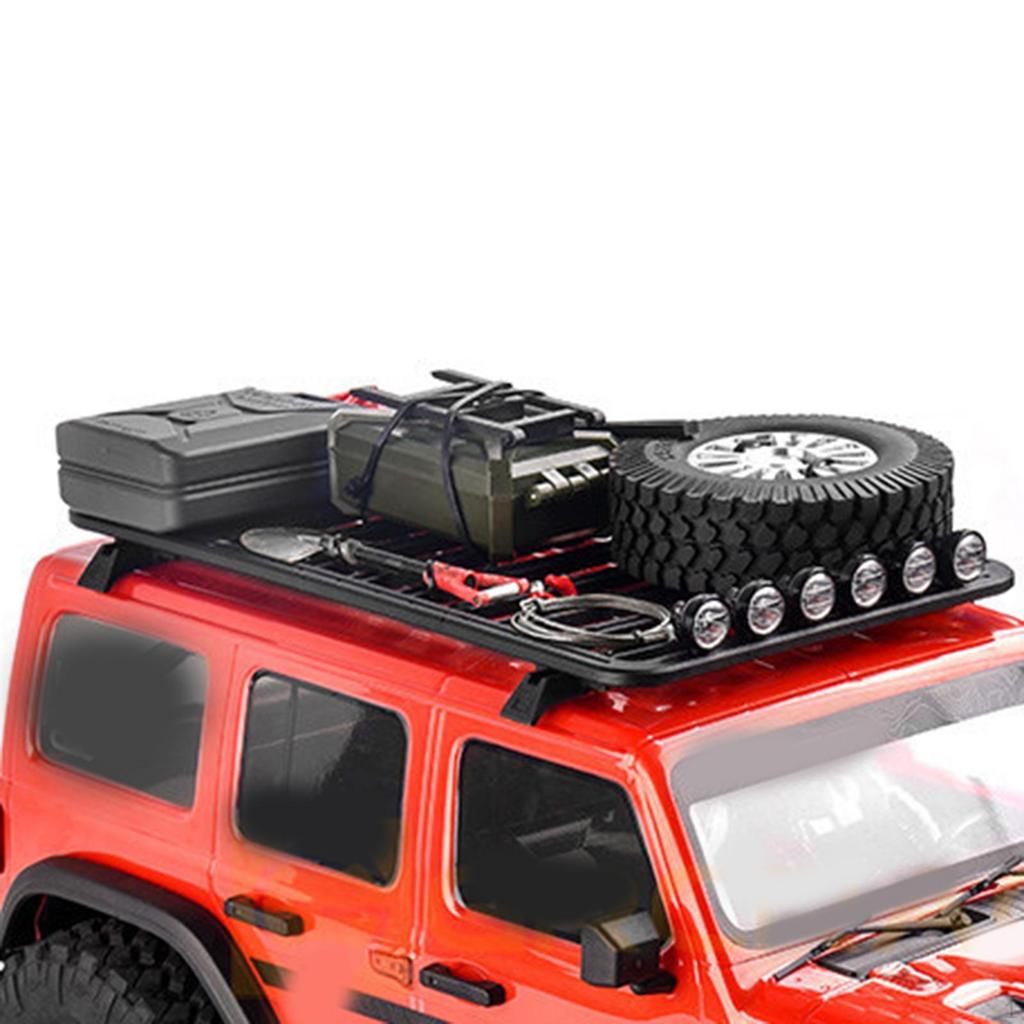 1/10 RC Автомобиль Багажник на крышу Багаж Модифицированный Удобный Легкий Практичный Замена
