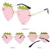 Street Snap Party Rave Christmas Decorations Strawberry Sunglasses Sun Glasses Eyewear