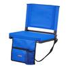 Stadium Seat, Folding Bleacher Chair with Back Support and Thick Cushion, Padded Stadium Seat for Bleacher Includes Shoulder Strap, Hooks, Cup Holder,