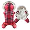 Pet Clothing, Small Dog Winter Clothes, Checked Cotton Clothes, Dog Clothing, Pet Clothes