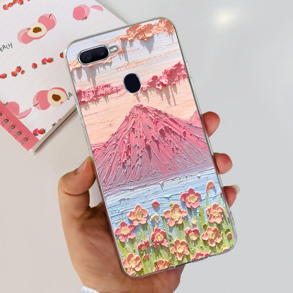 Чехол для телефона OPPO F9 Oppo F9 Pro F 9 F9Pro CPH1823 CPH1881 CPH1825 Элегантный рисунок Мягкий силикон ТПУ Задняя крышка