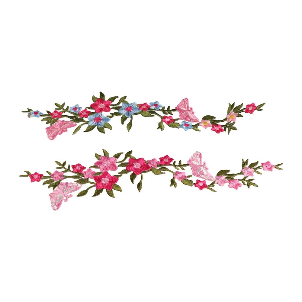 DIY Exquisite Cheongsam With Adhesive Patches Craft Garment Sewing Clothing Embroidery Applique Patch Fabric Sticker