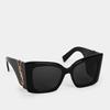 Yves Saint Laurent Оверсайз Солнцезащитные Очки Кошачий Глаз Blaze SL M119 001 54