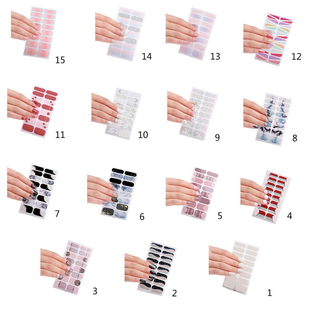Наклейки для ногтей Самоклеящиеся наклейки для ногтей Маникюрные наклейки Полные покрытия для ногтей Водонепроницаемые полоски для ногтей Наклейки для дизайна ногтей