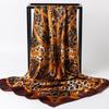 Spring/Summer New Women'S Silk Scarf 90 * 90cm Simulated Silk Twill Square Scarf Fashion Printed Large Square Scarf Professional Scarf
