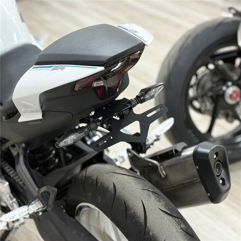 Fit For 250SR 300SR 450NK 450SR Motorcycle License Plate Holder Rear Short Tail Stock Light Tailstock Holder Fender Eliminator