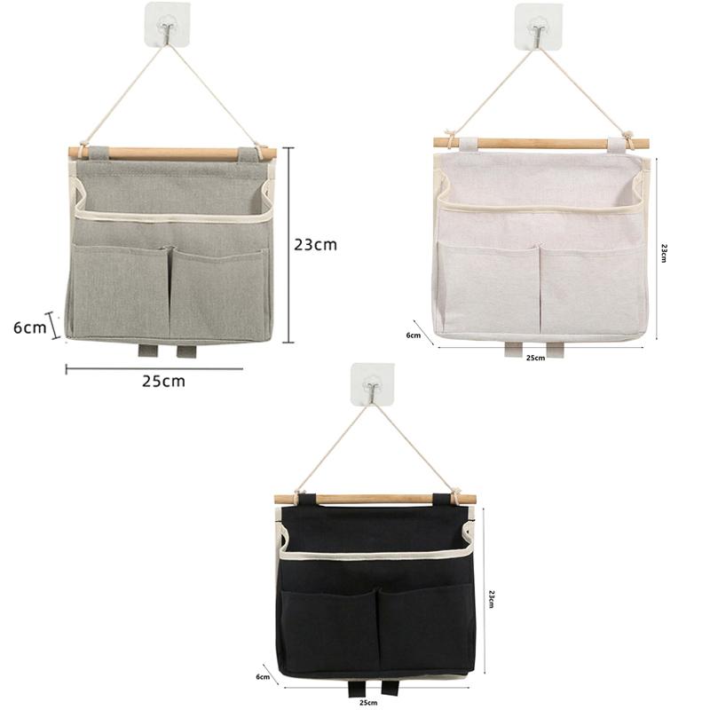 Wall Mounted Storage Bag, Bedside Hanging Storage Bag, Dormitory Student Wall Mounted Storage Bag