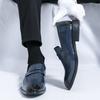 Men Loafers Black Office Shoes Formal Business Blue Wedding Dress Prom Blazers Tuxedo Party Shoes Large Size