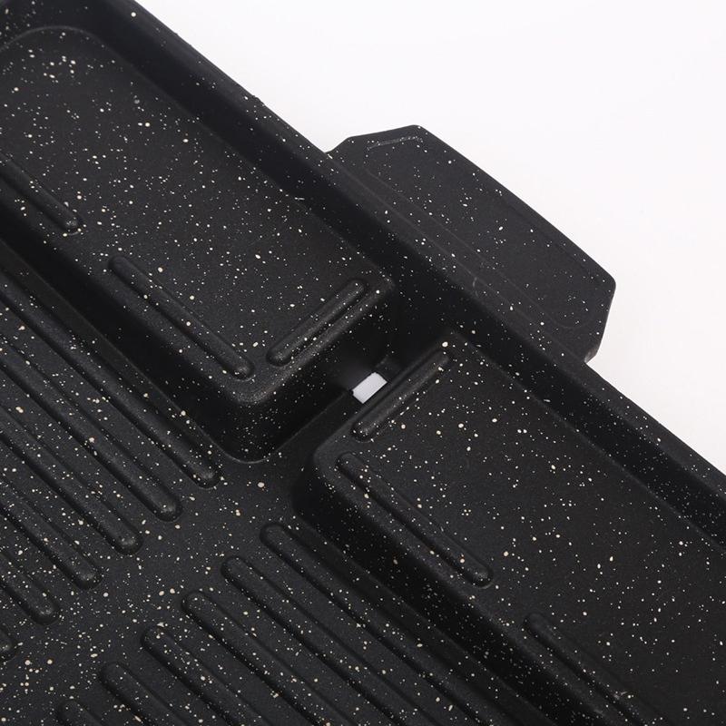 Non-stick BBQ Grill Pan Korean Style Charcoal Grill Barbecue Tray for Gas Stove Use Party Picnic BBQ Equipment