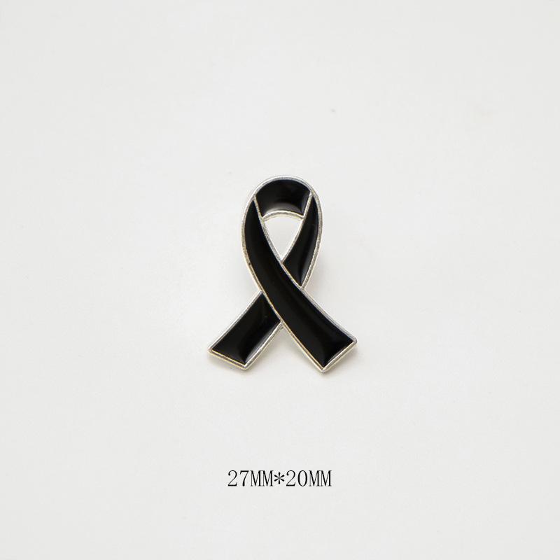 2 шт./набор Черные Зеленые Синие Эмалевые Значки с Лентами Для Женщин Мужчин Предотвращение Рака Молочной Железы Надежда Здоровье Мир Броши
