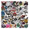 60 Ghost Moth Graffiti Stickers Decorate Suitcase Notebook Guitar Waterproof Stickers