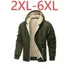 Осень и Зима Большой Размер 6XL Шерсть Ягненка Толстое Пальто Кардиган С Капюшоном Шерсть Ягненка Повседневный Свитер