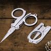 Crafts Pocket Foldable Stainless Steel Fishing Scissors Folding Scissors Embroidery Small Scissors