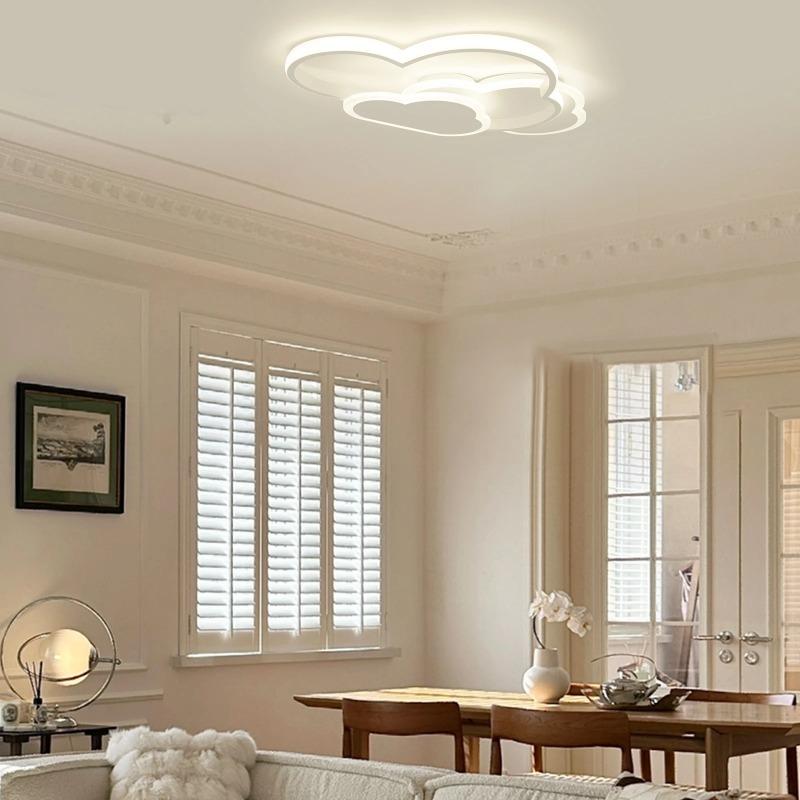 Светодиодный потолочный светильник Cloud белого цвета для спальни, гостиной, столовой, кабинета, кухни, потолочная люстра для дома