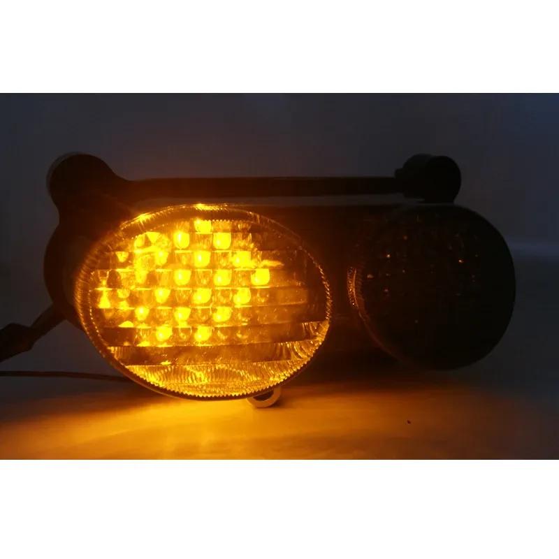 waase For Kawasaki ZZR600 2005 2006 2007 2008 Rear Tail Light Brake Turn Signals Integrated LED Light