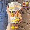 2Pcs/Set Resin Animal Keychain Mini Keychain Sets Creative Couple Pendant  Couple Gift