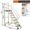 JINGGENG Mobile Rolling Platform Ladder