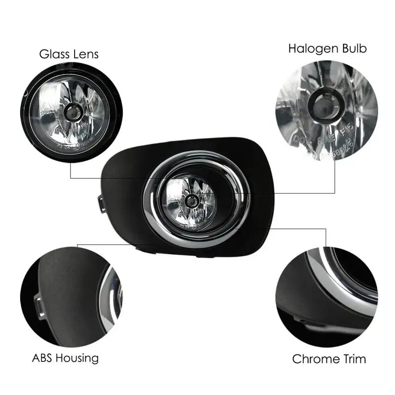 2 шт. Светодиодная противотуманная фара для Mitsubishi Montero/ Pajero Sport 2010-14/L200/Triton 2013-15 Комплект светодиодных дневных ходовых огней на передний бампер 12 В