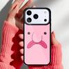 Cartoon Blobfish Phone Case for iPhone 17 16 15 14 13 Pro Max Back Cover for 12 11 Pro Coque