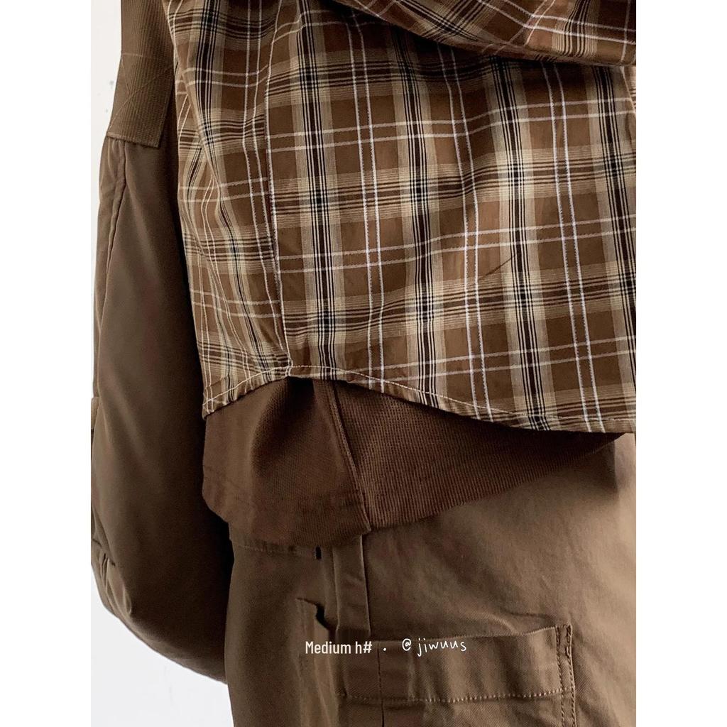 Унисекс Весенняя Рубашка в Клетку в Стиле Ретро с Длинным Рукавом - Свободная, Повседневная, в Стиле Преппи для Мужчин и Женщин