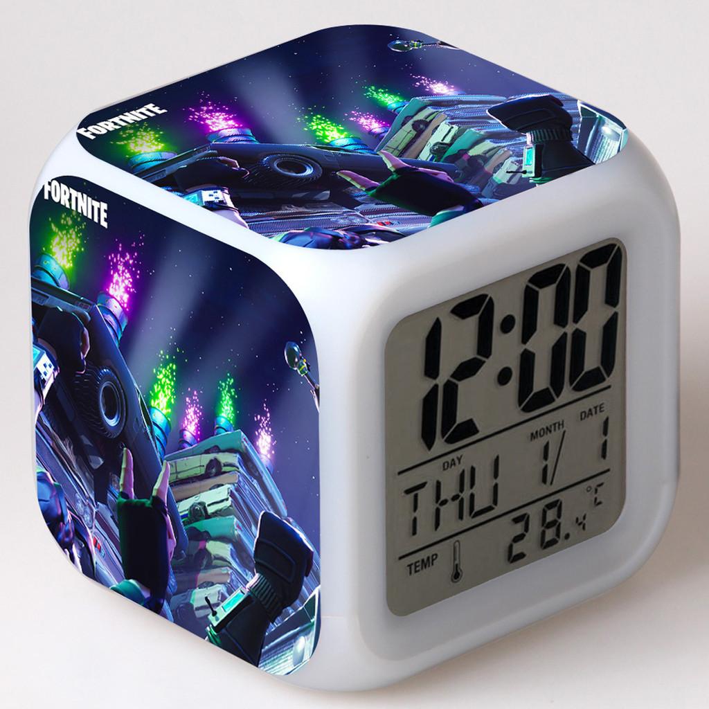 Digital Multifunction 7color Alarm Clock Led Watch Clock Alarm
