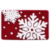 Christmas Tufting Bathroom Mat Soft Tufted Snowman Bedroom Carpet Bedside Rug Floor Non Slip Pad Aesthetic Home Holiday Decor