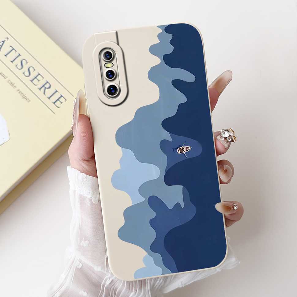 Для vivo V15 Pro 6.39" Чехол Роскошный Кот Милый Мягкий Силиконовый Задний Чехол Для Vivo V15 Pro VIVO 1818 Модная Девушка Защитные Чехлы
