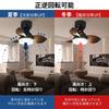 DINGLILED Ceiling Fan Light, Remote Control, Wood Grain Finish, HeatingCooling Effect, 6 Airflow Settings, 3 Color Temperature Settings, Timer,