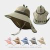 Mesh Breathable Bucket Hat Large Brim Baby Shawl Hat New Baby Sun Hat  Kids
